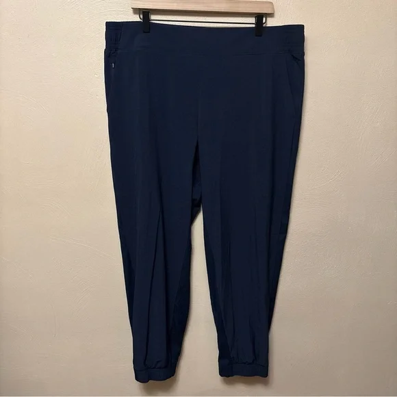 Athleta Brooklyn Jogger Navy Blue Size 18 - Picture 3 of 12